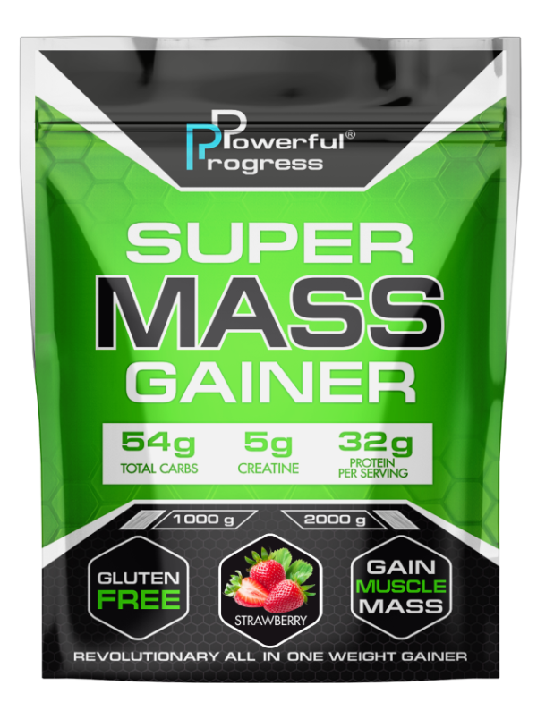 32% Super Mass Gainer Полуниця