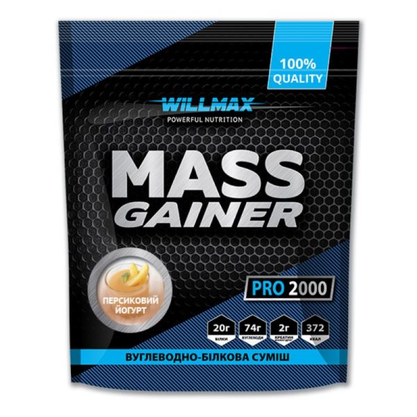 20% Mass Gainer Персиковий йогурт 2кг