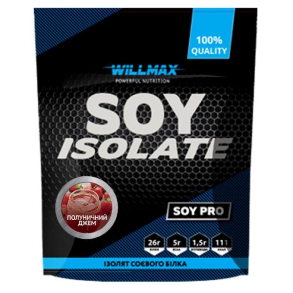 SOY ISOLATE 86% Полуничний джем 900г
