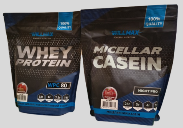 80% Казеїн Micellar Casein Ваніль 900g - Зображення 2
