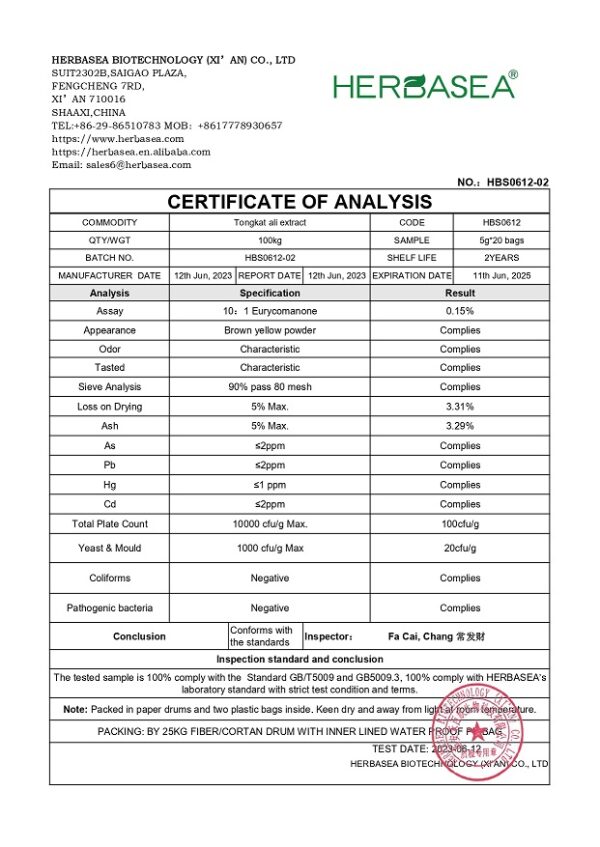 Eurycoma Longifolia (Tongkat Ali) 100 caps. - Зображення 7